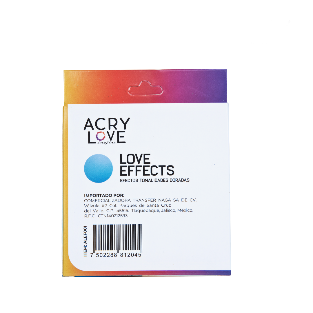EFECTOS MIX AZULES SET 6pz