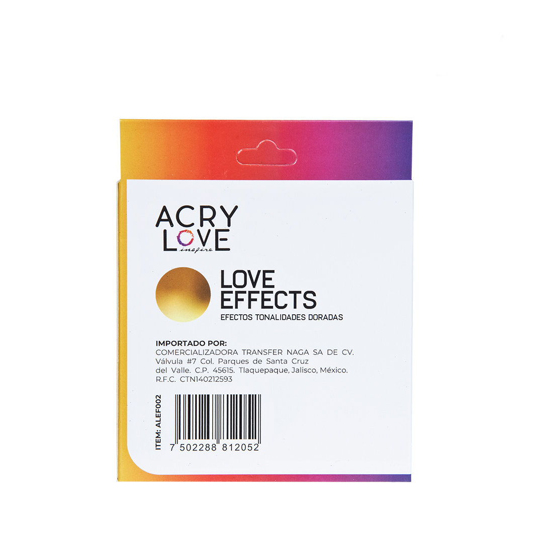 EFECTOS MIX DORADOS SET 6pz