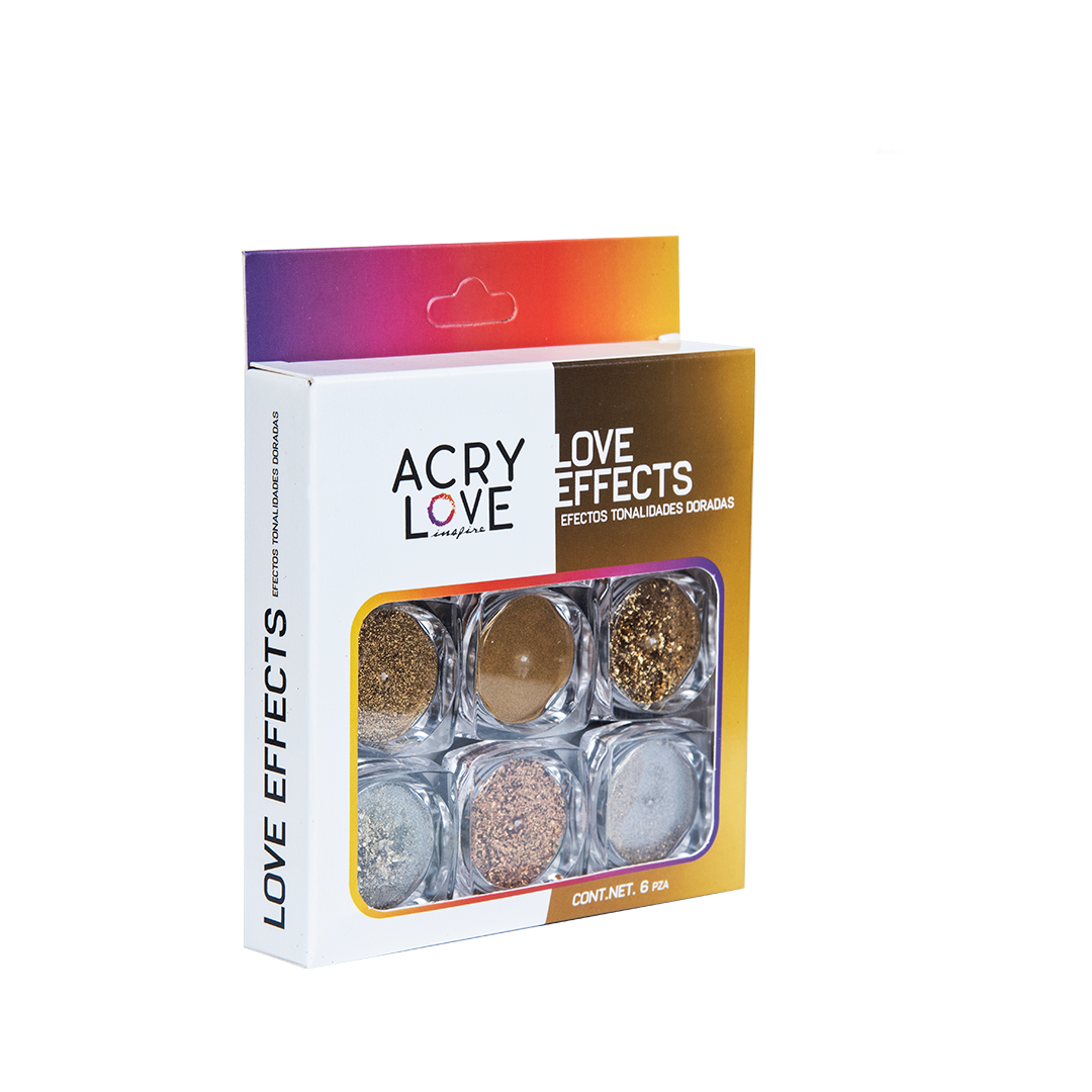 EFECTOS MIX DORADOS SET 6pz