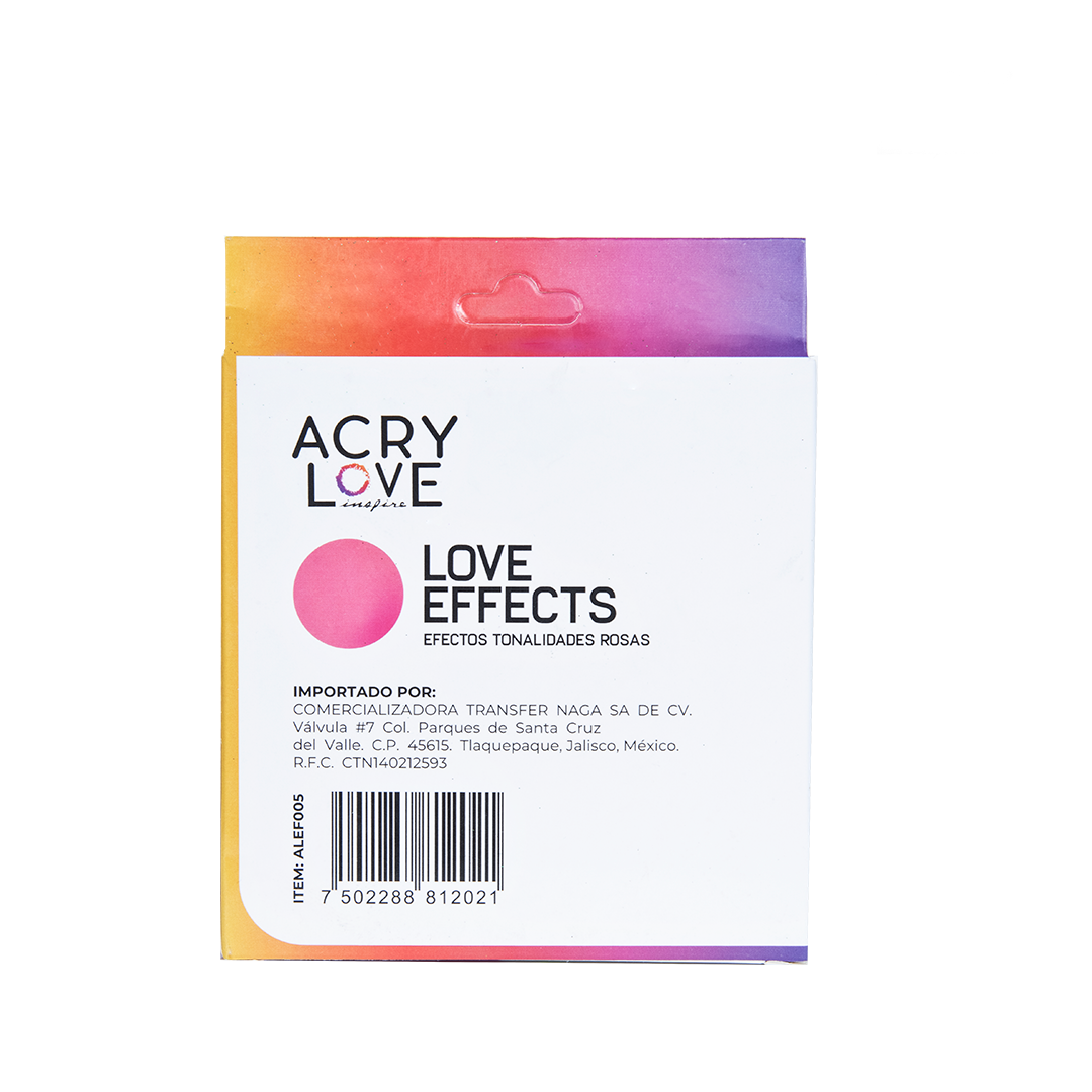 EFECTOS MIX ROSAS 6pz
