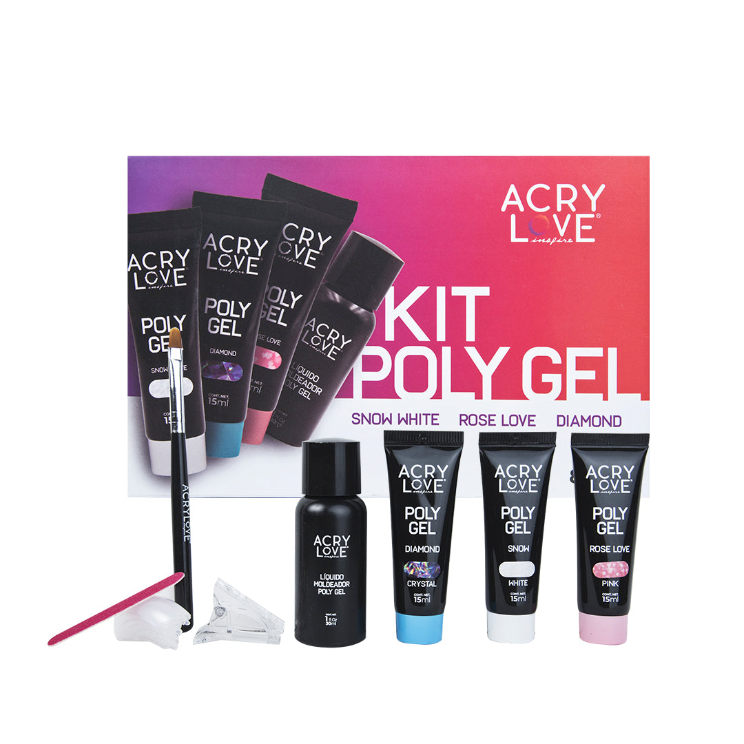 KIT POLY GEL 8pz