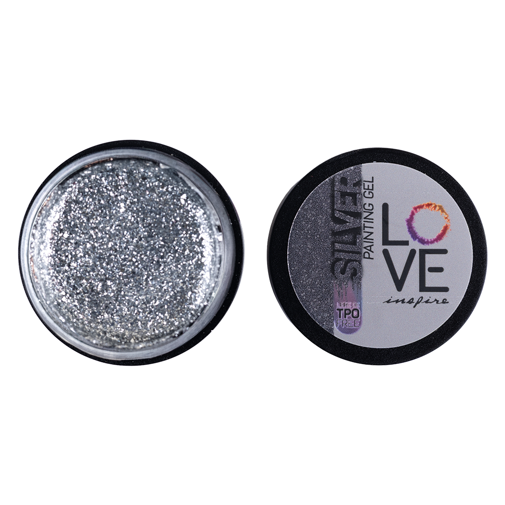 ACRY LOVE PAINTING GEL SILVER 8G (Gel solido para Diseño)