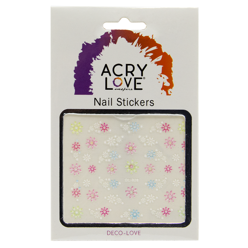STICKERS COLORES FLORES Y FIGURAS #3