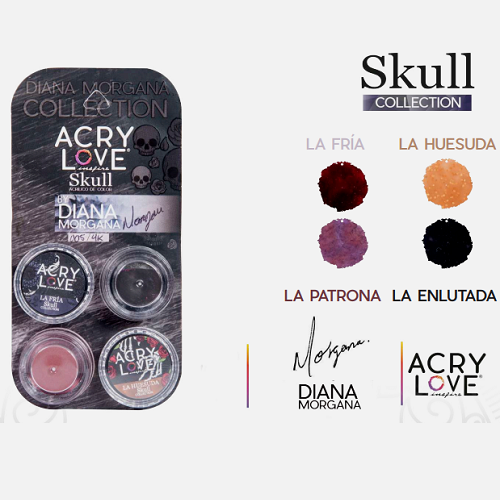 COLLECTION DIANA MORGANA SKULL 4pz