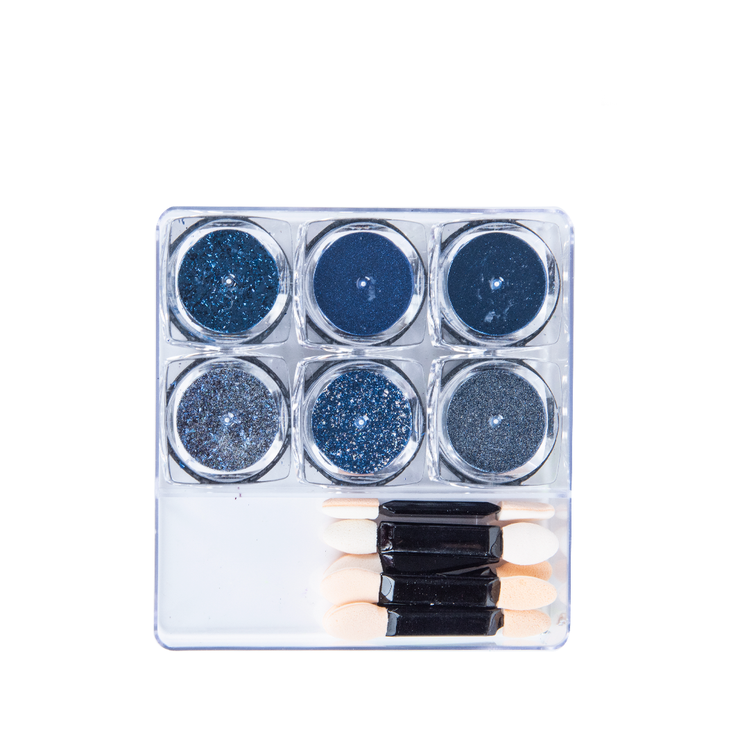 EFECTOS MIX AZULES SET 6pz