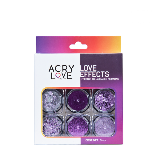 EFECTOS MIX MORADOS SET 6pz