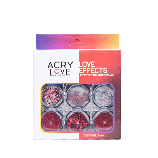 EFECTOS MIX ROJOS SET 6pz
