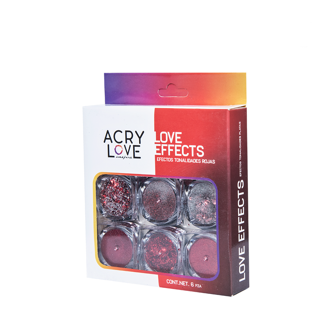 EFECTOS MIX ROJOS SET 6pz
