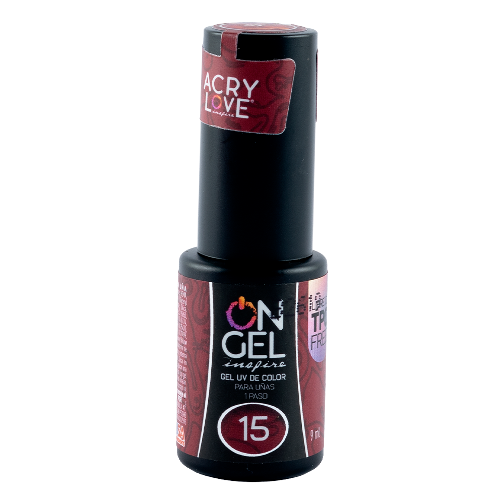 ACRY LOVE ON GEL gel 1 paso 9ml #15