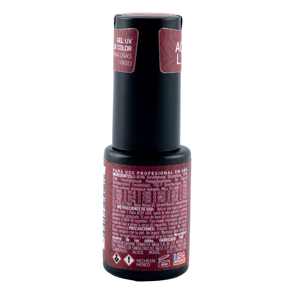 ACRY LOVE ON GEL gel 1 paso 9ml #15