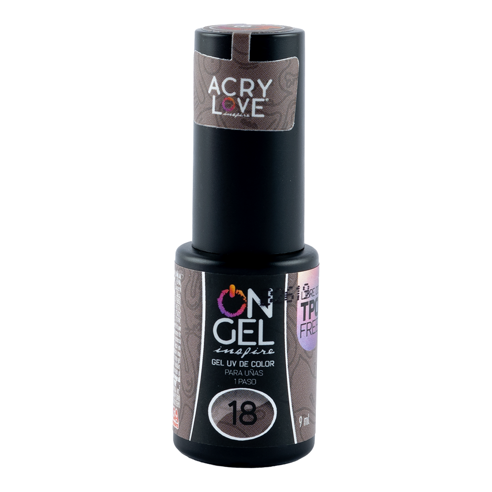 ACRY LOVE ON GEL gel 1 paso 9ml #18