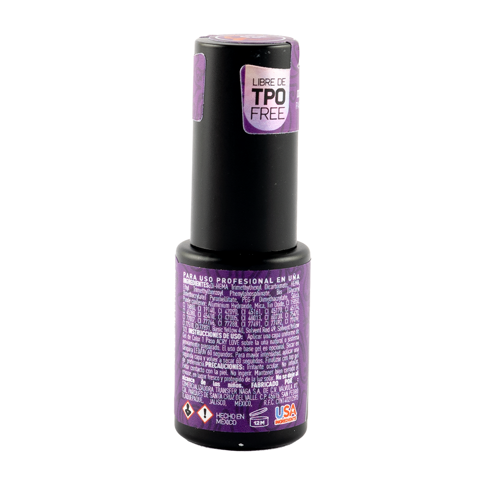 ACRY LOVE ON GEL gel 1 paso 9ml #22