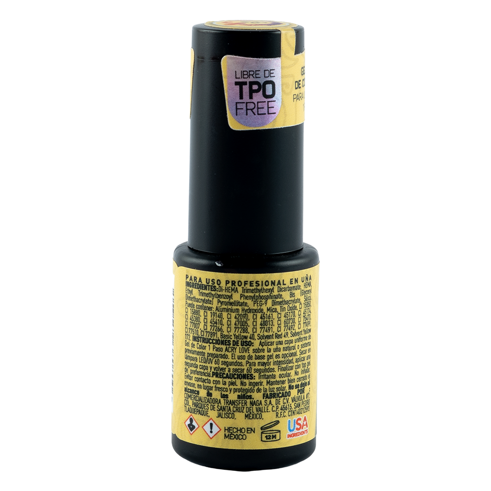 ACRY LOVE ON GEL gel 1 paso 9ml #37
