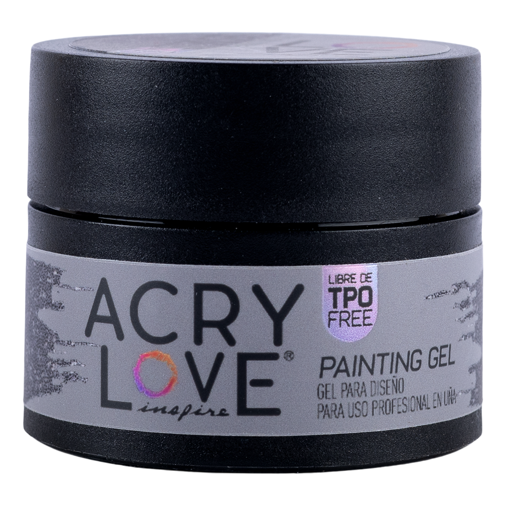 ACRY LOVE PAINTING GEL SILVER 8G (Gel solido para Diseño)