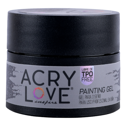 ACRY LOVE PAINTING GEL SILVER 8G (Gel solido para Diseño)