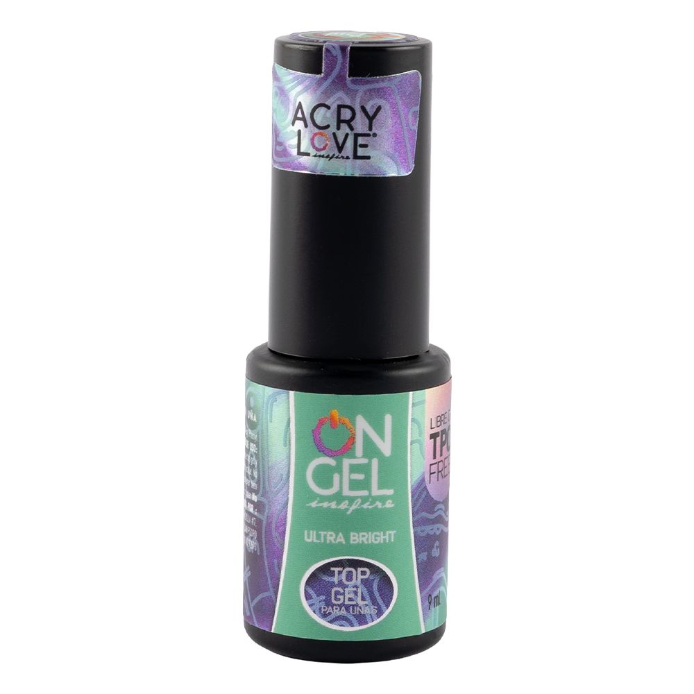 ACRY LOVE ON GEL 9ml TOP GEL ULTRA BRIGTH