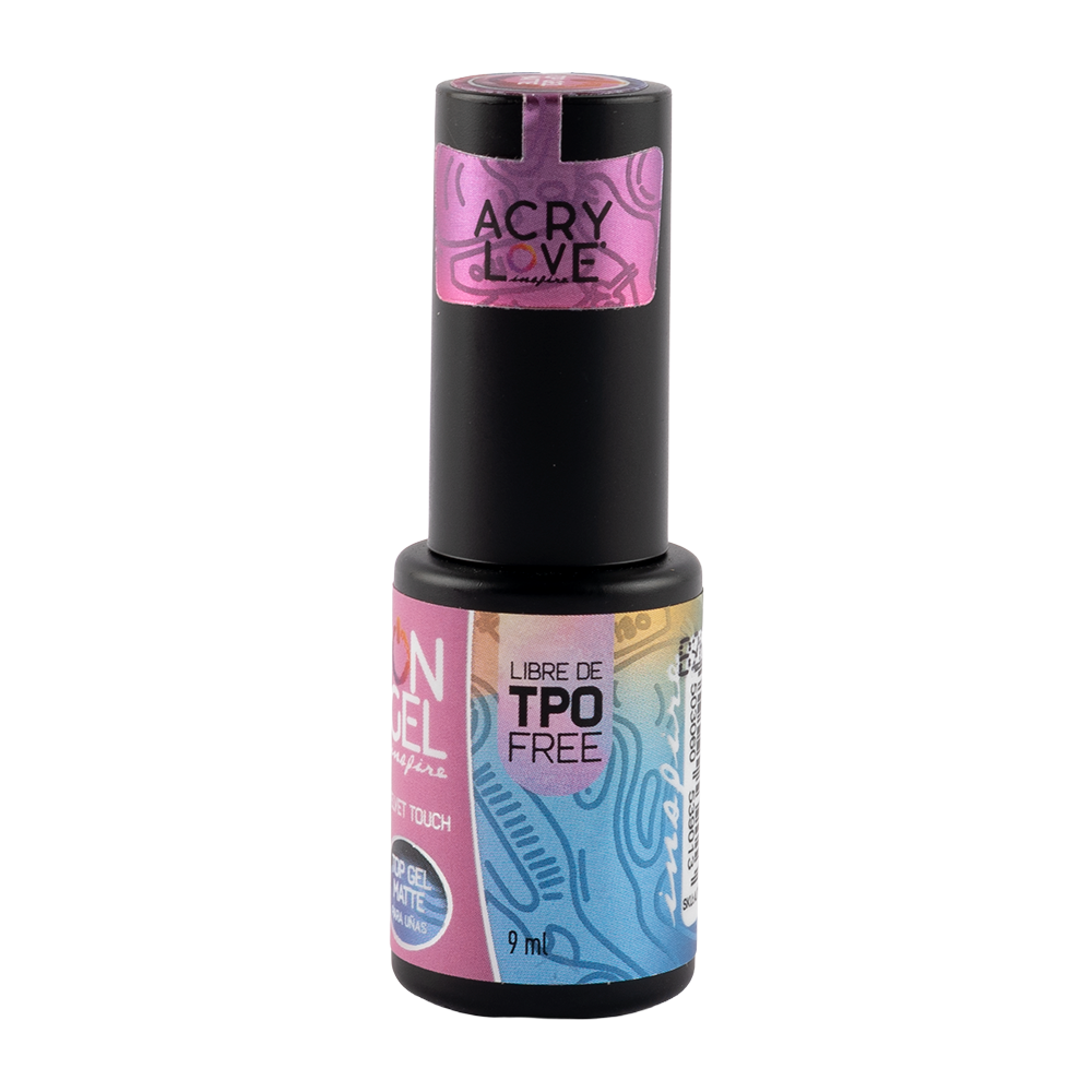 ACRY LOVE ON GEL 9ml TOP MATTE VELVET TOUCH