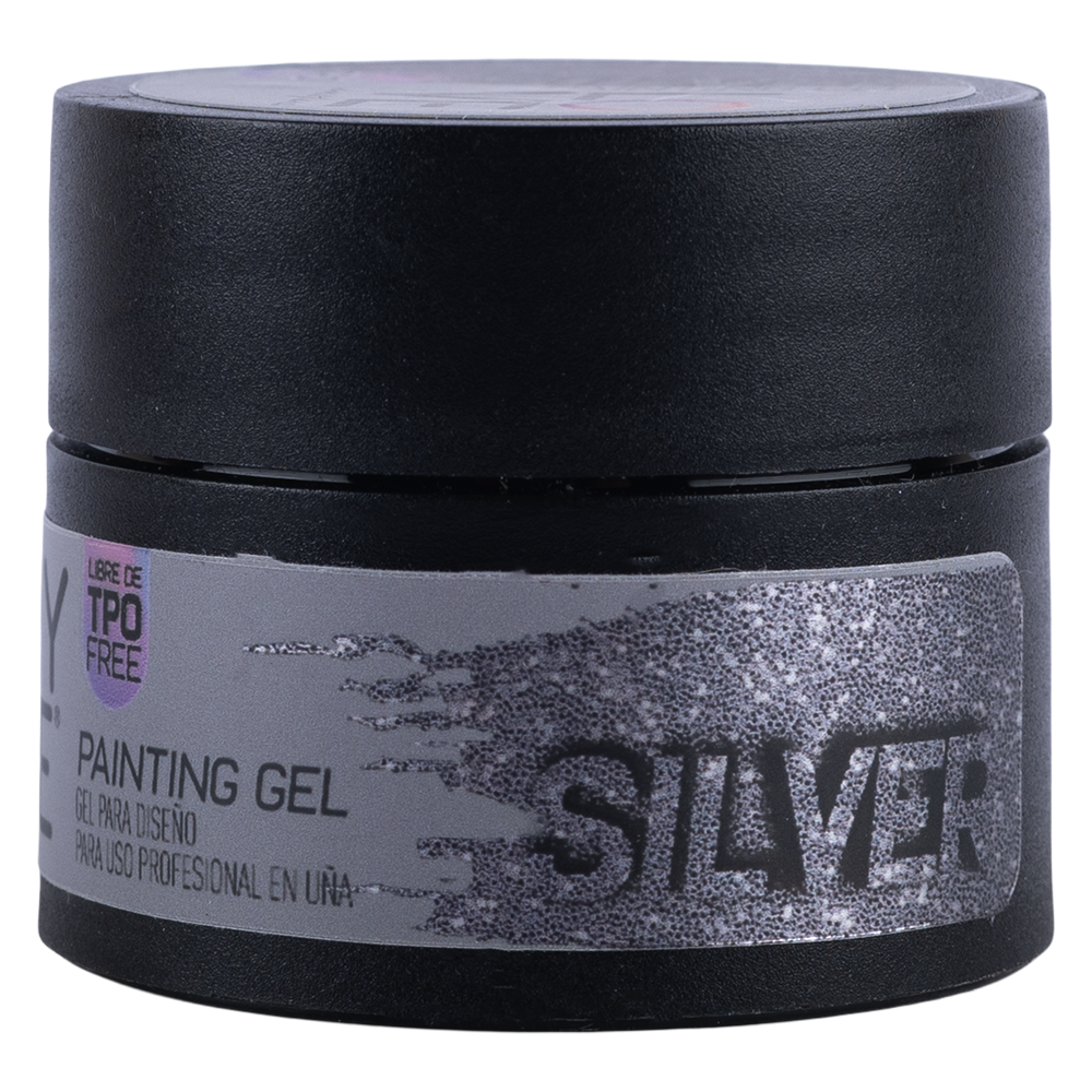 ACRY LOVE PAINTING GEL SILVER 8G (Gel solido para Diseño)